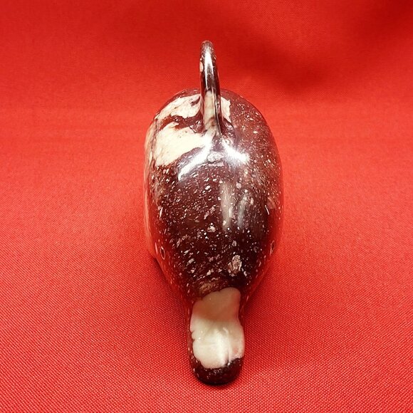 Vintage Carved Marble Stone Dolphin Figurine Paperweight Home Decor - Picture 6 of 14